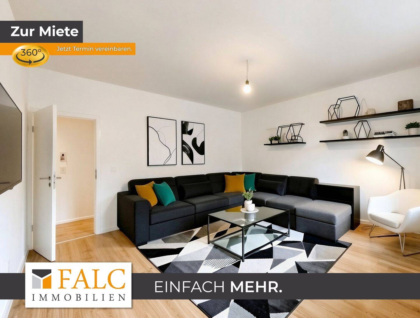 Frisch renoviert, zentrumsnah, großzügig – 3-Zimmer-Wohnung mit EBK, 75175 Pforzheim