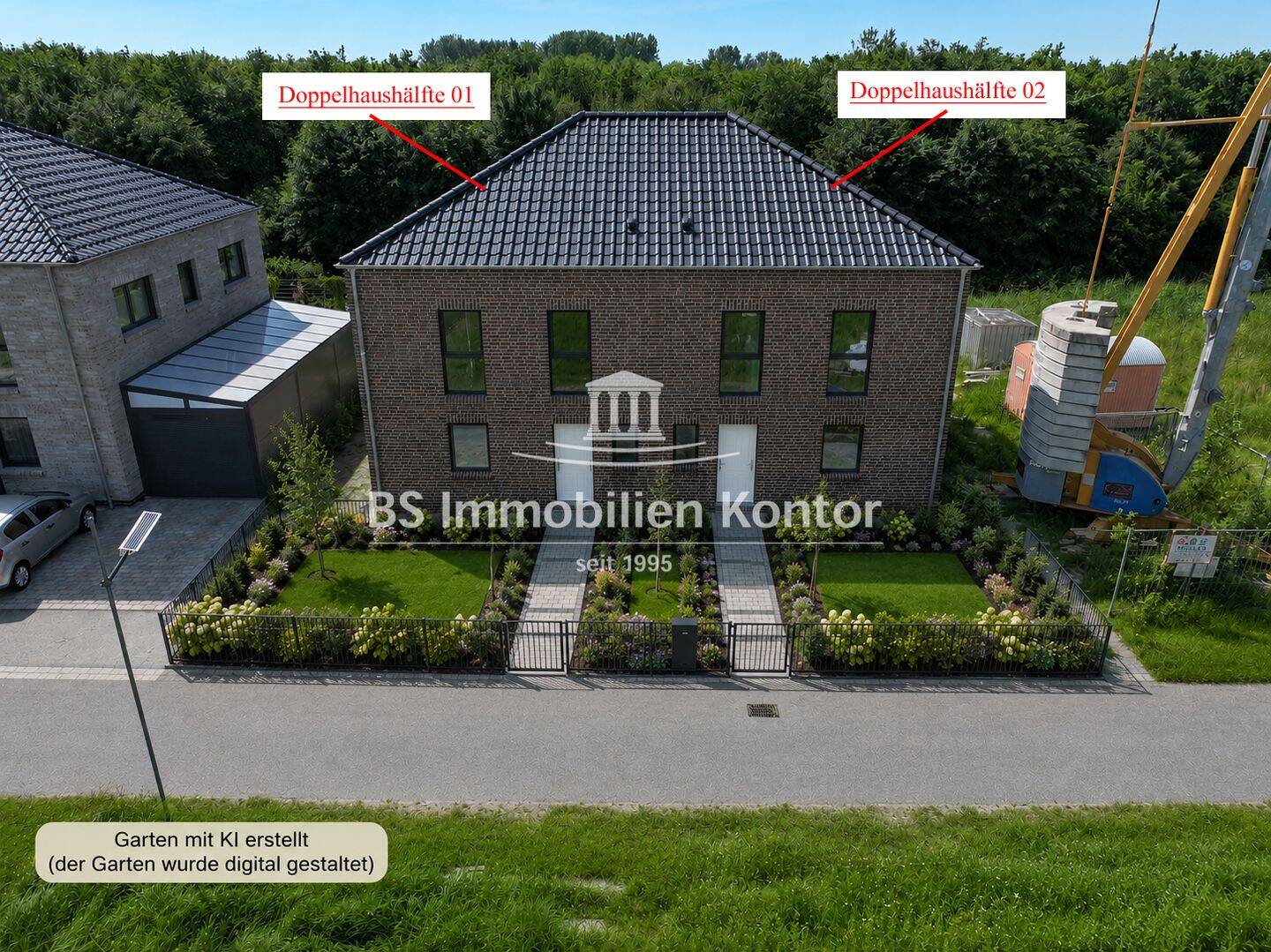 Harsweg! Neubau Doppelhaushälfte am Stadtwald in zentraler Lage!, 26721 Emden (Barenburg Conrebbersweg Früchteburg Harsweg Stadtzentrum)