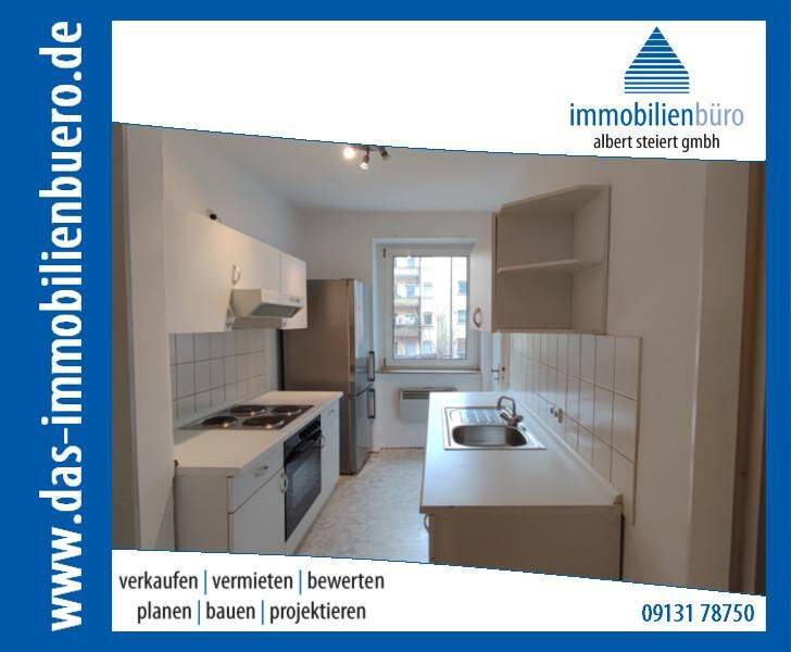 Gut geschnittene 2-Zimmer-Wohnung mit Einbauküche, 90459 Nürnberg