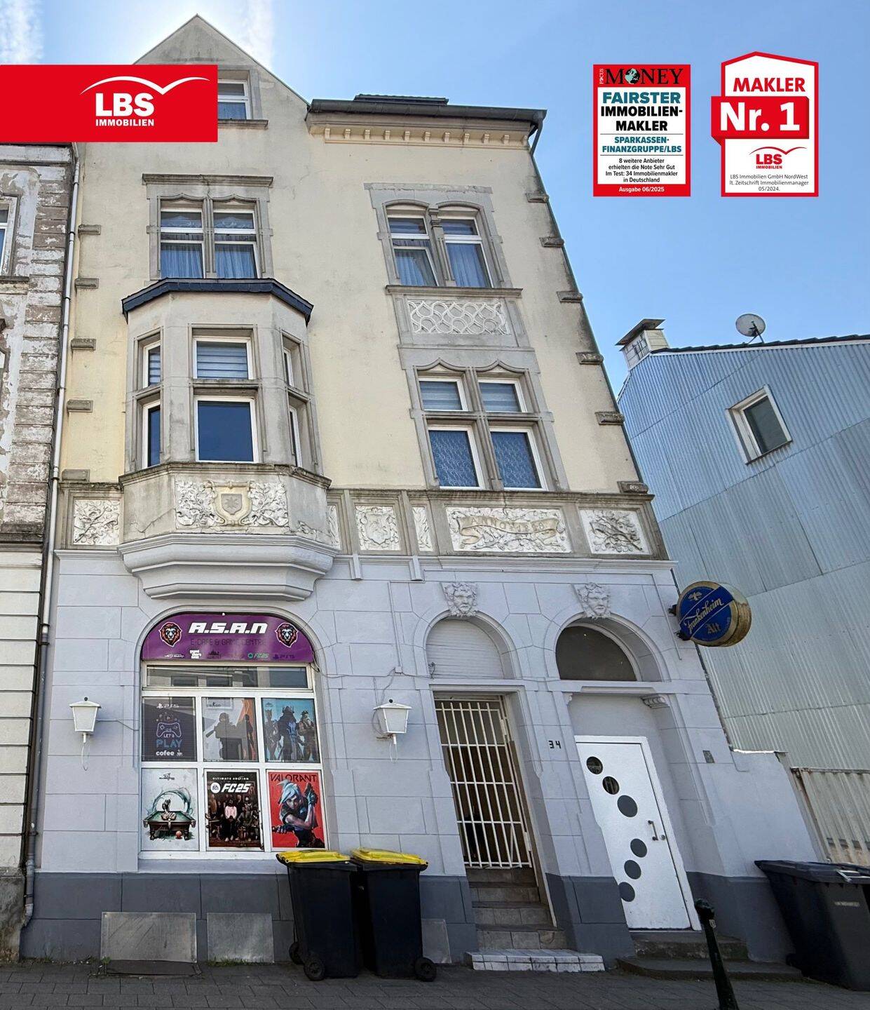 Wohn- und Geschäftshaus mit Entwicklungspotenzial in Velbert, 42551 Velbert
