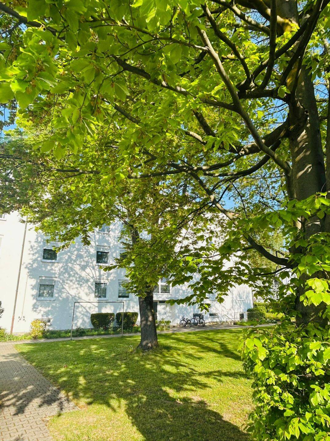 Bezugsfrei & Lichtdurchflutet: 3,5 ZKBB mit Balkon & Blick uns Grüne in ruhiger zentraler Lage, 69190 Walldorf