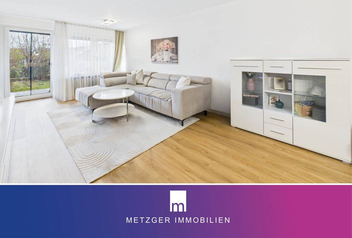 Großzügige, bezugsfreie 3-Zi-Whg. Hell, gut geschnitten mit Terrasse, schönem Garten und Garage, 73770 Denkendorf