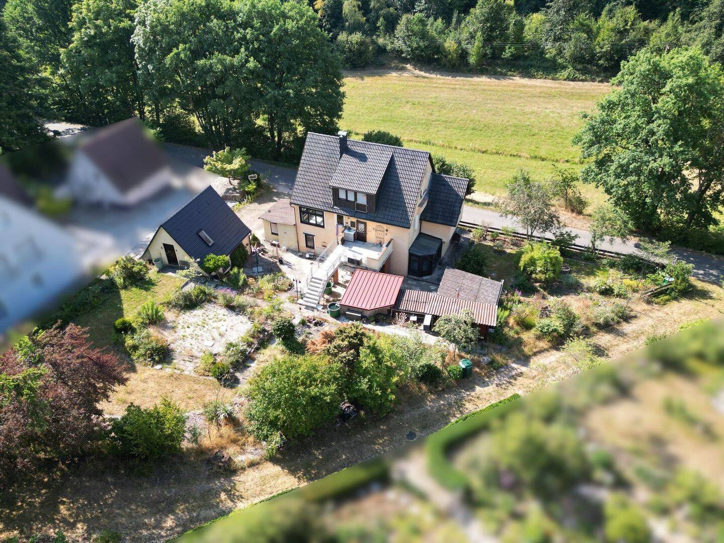 Charmantes Einfamilienhaus mit Einliegerwohnung auf traumhaftem 1.200 m² Grundstück – naturnah wohnen vor den Toren, 90547 Stein
