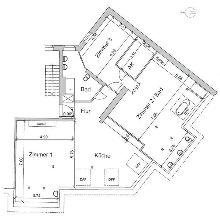 Bezugsfreie DG-Wohnung im schönen Steglitz, 12159 Berlin (Tempelhof-Schöneberg Friedenau Schöneberg)