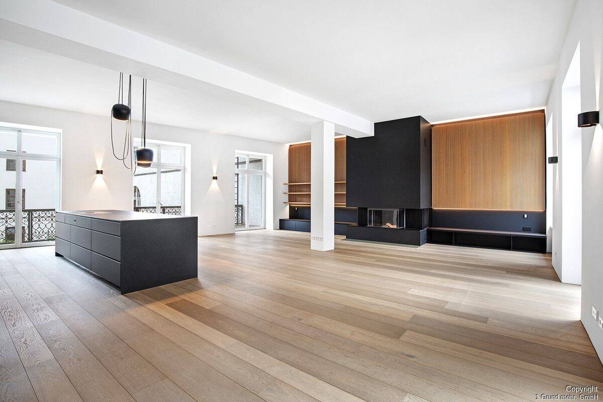 Raum. Stil. Lebensgefühl. Loftartige Designwohnung mit zwei Balkonen, Tiefgarage und grünem Innenhof im lebendigen Glockenbachviertel., 80469 München (Altstadt-Lehel Ludwigsvorstadt-Isarvorstadt)