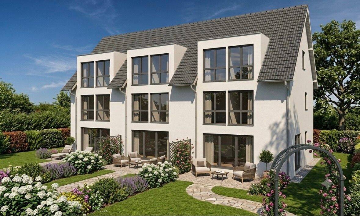 KFW 40 Neubau-Reihenmittelhaus in Groß Flottbek mit Westgarten