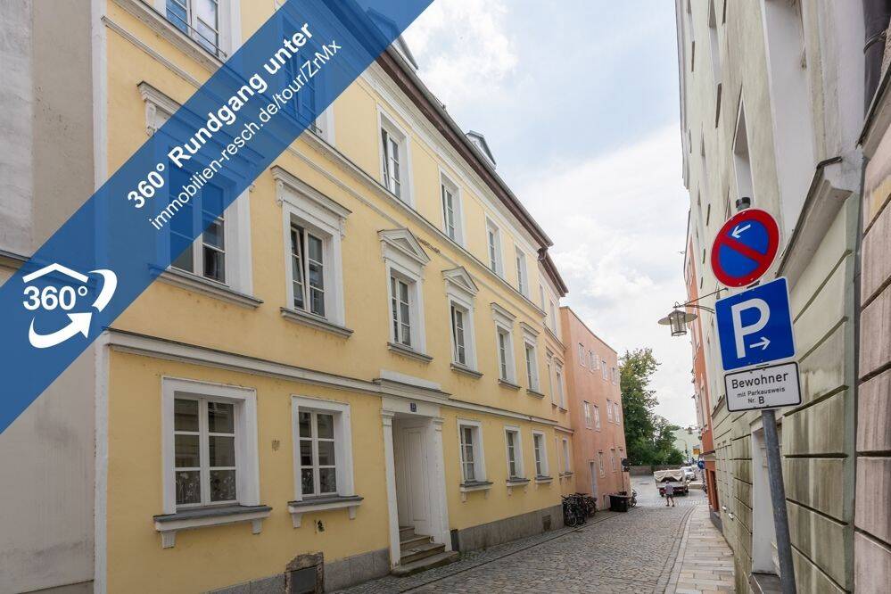 Altstadtappartement mit herrlichem Innblick in Toplage und Tageslichtbad – nur 5 Gehminuten zur UNI, 94032 Passau (Altstadt Haidenhof-Nord Haidenhof-Süd Innstadt)