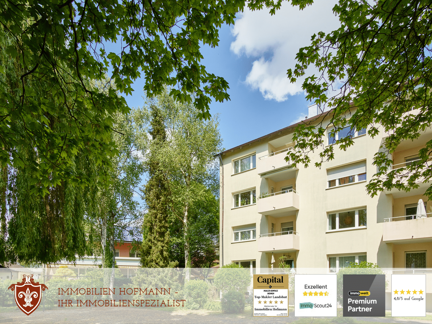Gepflegte 2-Zimmer-Wohnung in Landshut!, 84034 Landshut (Münchnerau Nikola West)