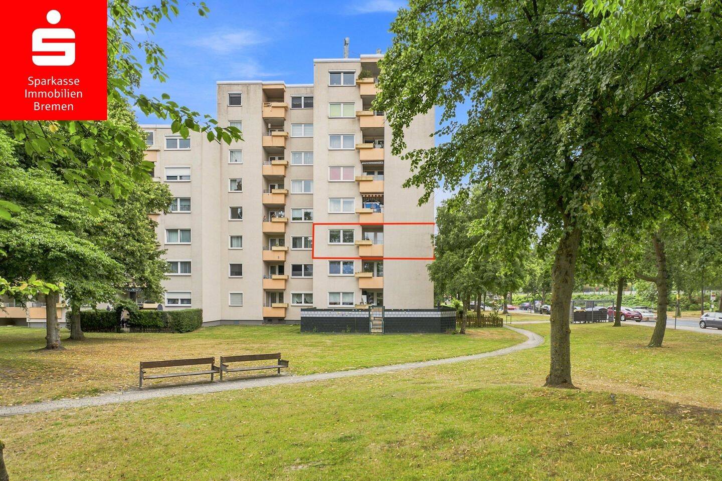 Bremen-Mahndorf: Helle 3-Zimmer-Wohnung mit Balkon, 28307 Bremen (Arbergen Mahndorf Osterholz)
