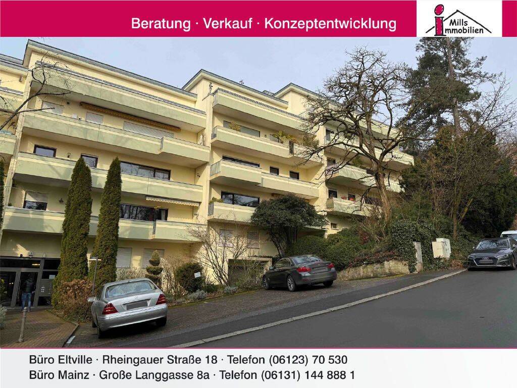 Top-Lage am Neroberg 3-4 ZKB mit 2 Balkonen, Weinbergblick und Aufzug, 65193 Wiesbaden (Sonnenberg Wiesbaden)