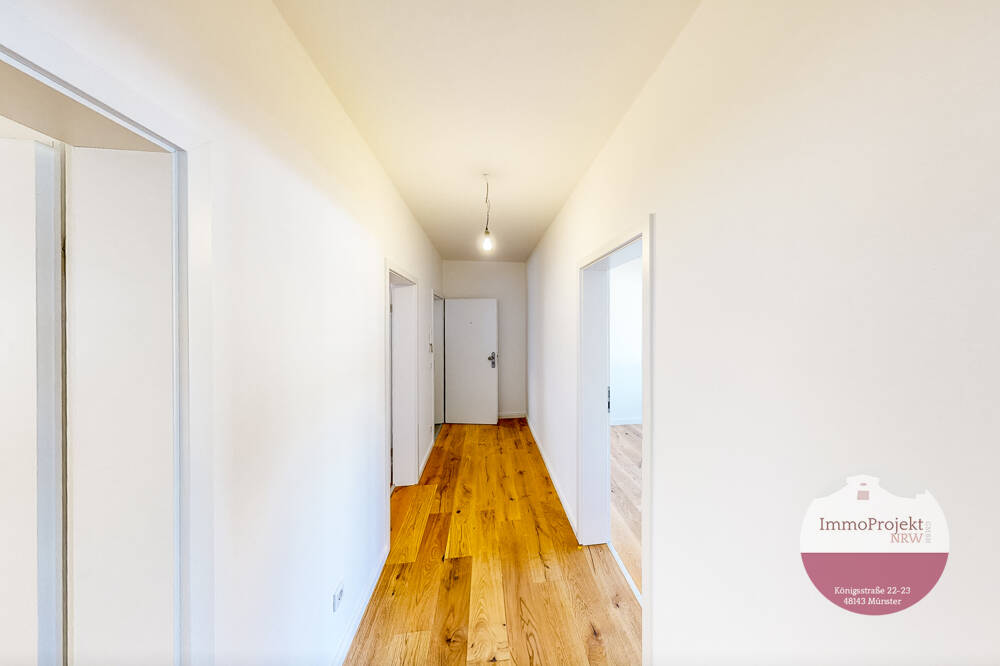 Top-Lage im Kreuzviertel: Stilvoll sanierte 4-Zimmer-Wohnung mit Balkon & hochwertiger Ausstattung, 48147 Münster (Centrum Wienburg Wolbeck)