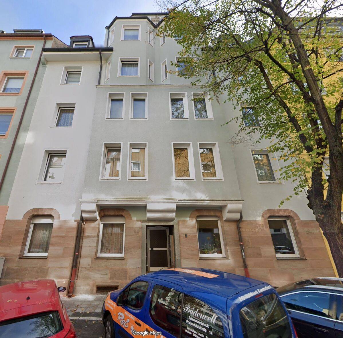 Gepfl. MFH, 10 WE, 81,2 T€ NKM p.a. (Ist, indexiert), aufgeteilt, provisionsfrei vom Eigentümer, 90459 Nürnberg