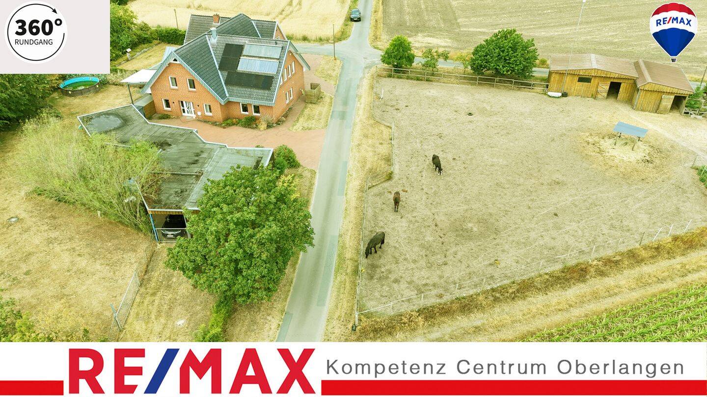 !!Idylle Pur!! Großzügiges Wohnhaus mit Einliegerwohnung und Pferdestall im Außenbereich von Berge im Bieterverfahren, 49626 Berge