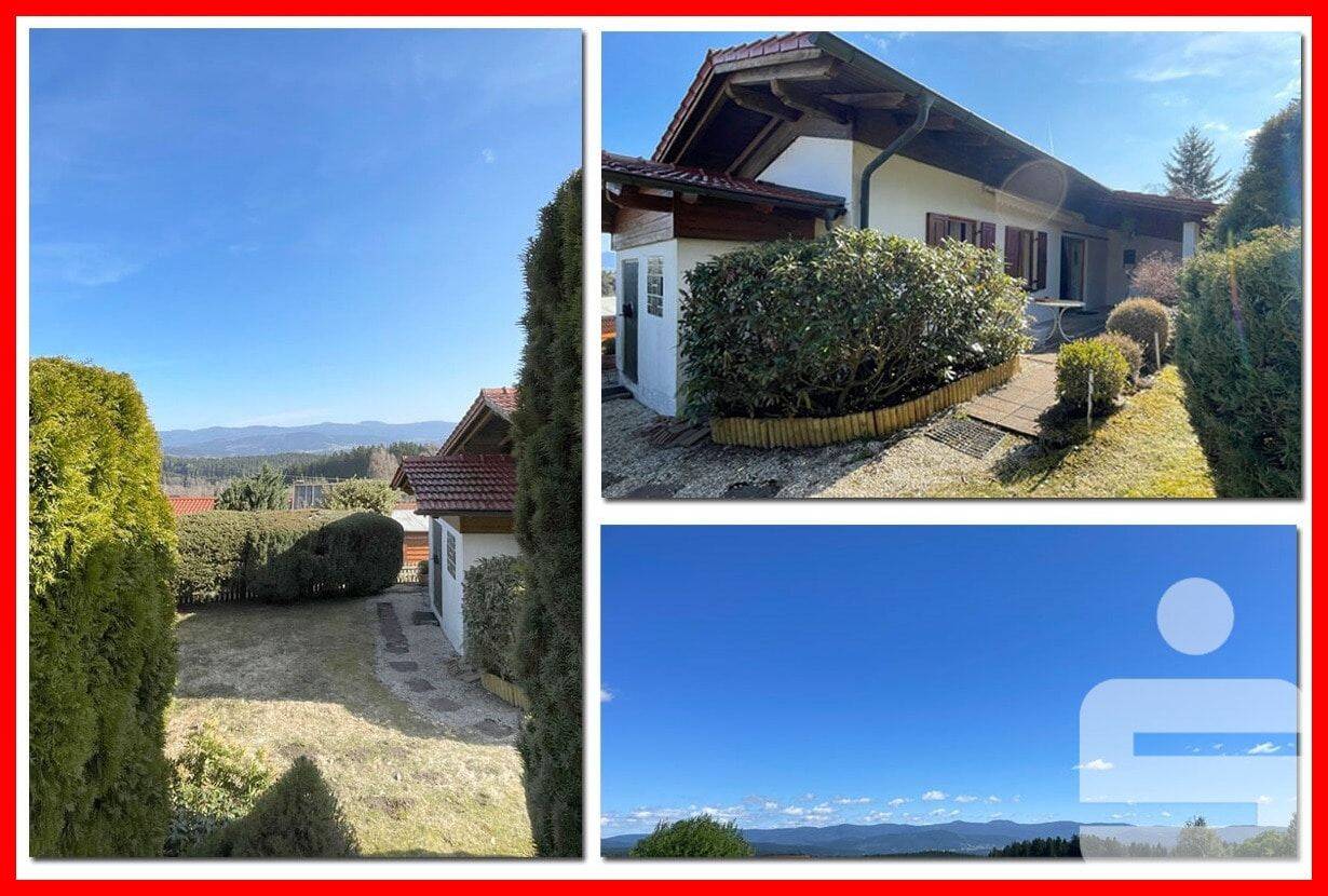 Bungalow mit traumhaftem Panoramablick und großzügigem Garten bei Patersdorf, 94265 Patersdorf
