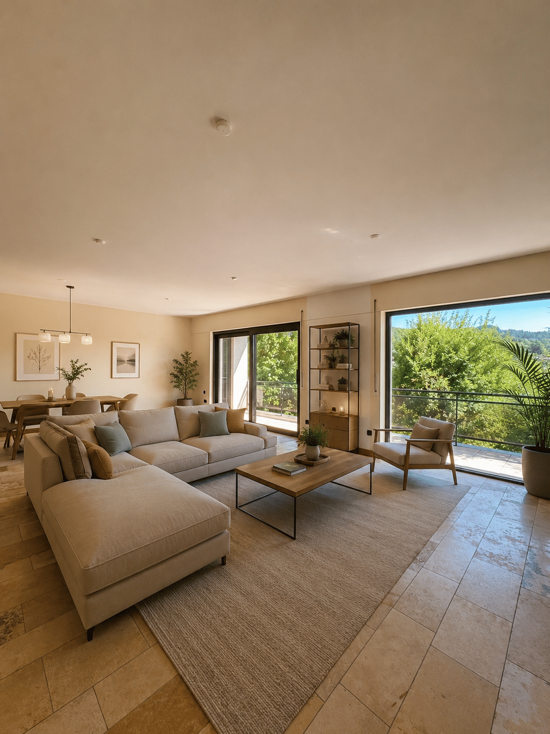 Ruhe trifft Komfort auf 127 m² – XXL-Südbalkon, Panoramablick vom Wohnzimmer & Wohnen am Waldrand, 54568 Gerolstein