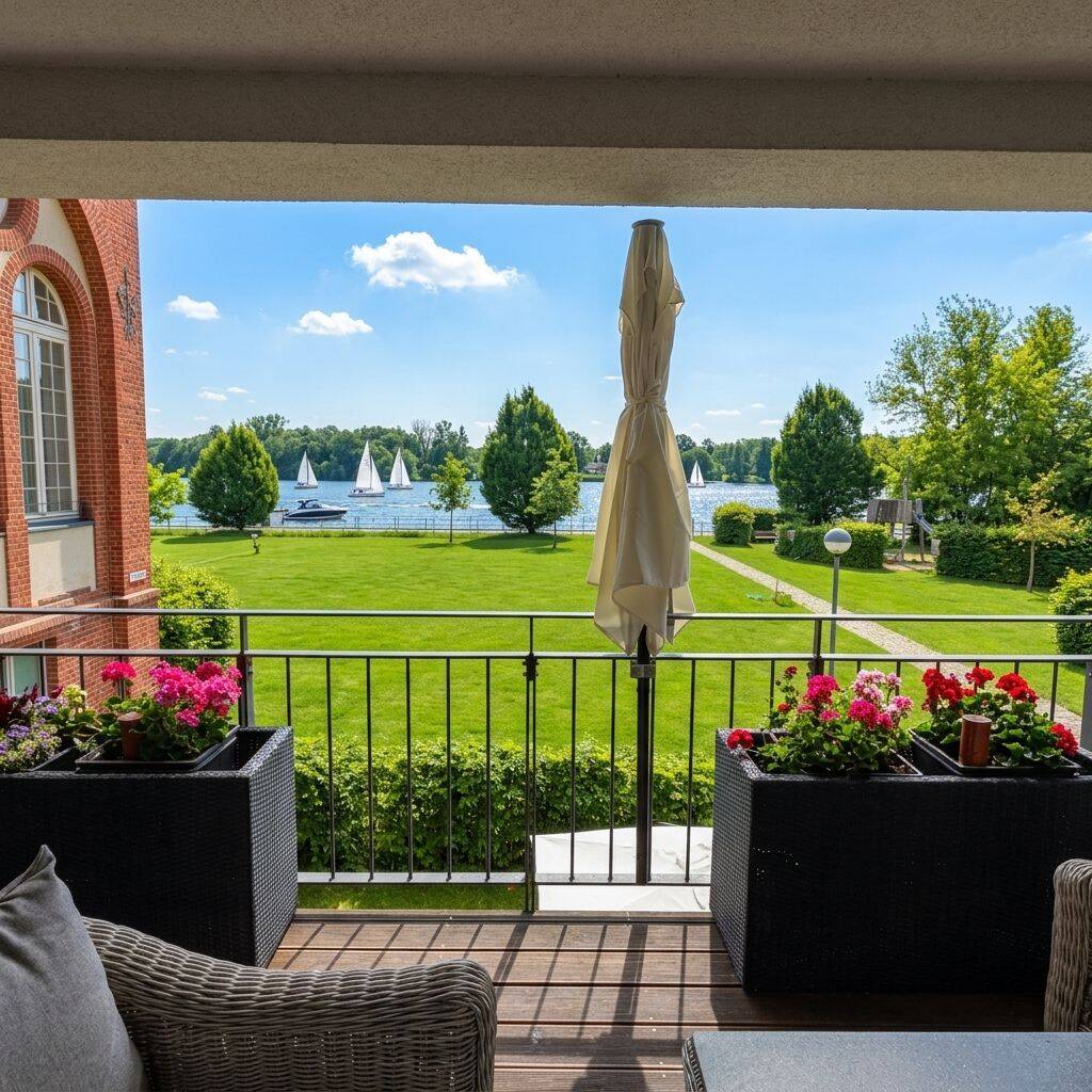 Wohnen am See traumhafte 3-Zimmer-Wohnung mit großer Terrasse, Seeblick & TG-Stellplatz in Potsdam, 14471 Potsdam (Brandenburger Vorstadt Potsdam West)