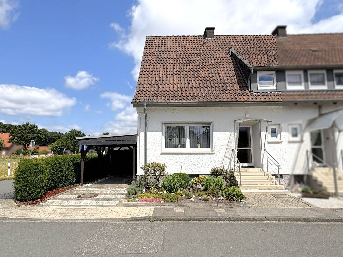 Gepflegtes Reihenendhaus in Randlage von Borghorst mit Keller und Carport, 48565 Steinfurt