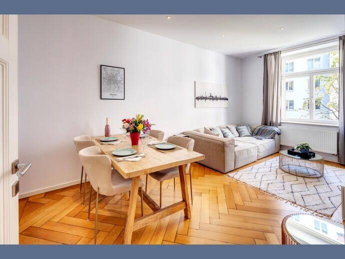 Möbliert: Zentral gelegene Altbauwohnung im ruhigen Rückgebäude, 80337 München (Ludwigsvorstadt-Isarvorstadt Sendling)