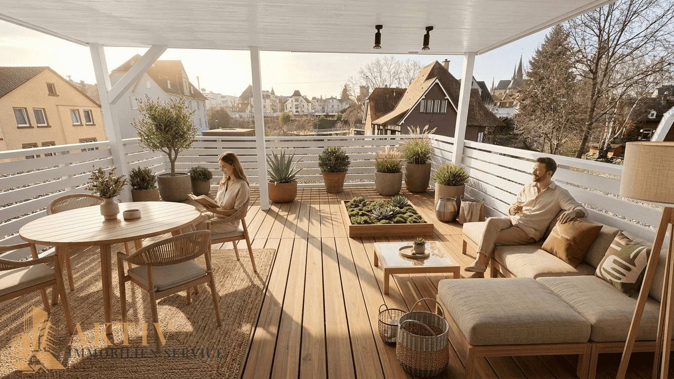 Penthouse-Wohnung mit großer Dachterrasse, Kamin und flexiblem Nutzungskonzept, 61169 Friedberg (Hessen)