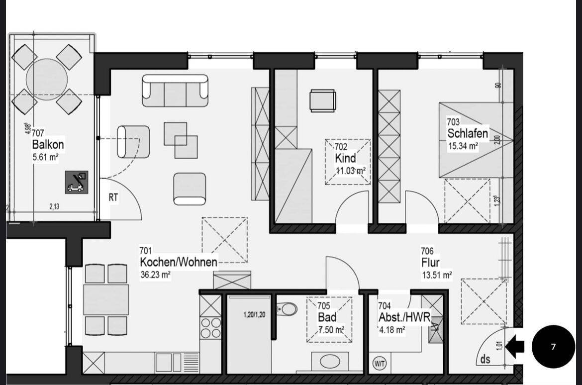 Erstbezug 01.11. | Exklusive Neubauwohnung |Sonnenbalkon | 94qm, 51709 Marienheide