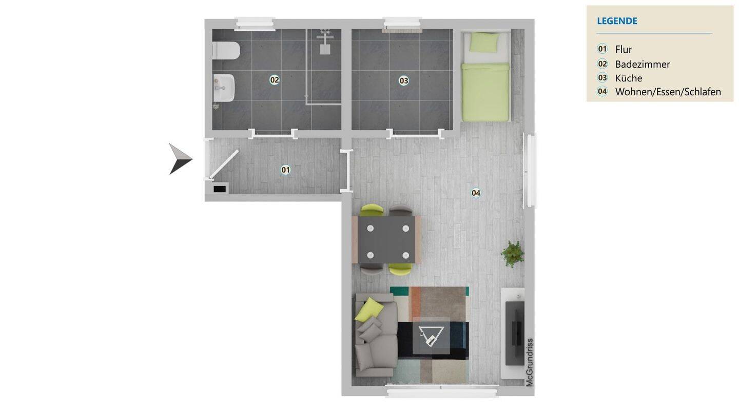 Lieblingsplatz gesucht? GROSSES Apartment in Trudering., 81825 München (Berg am Laim Trudering-Riem)