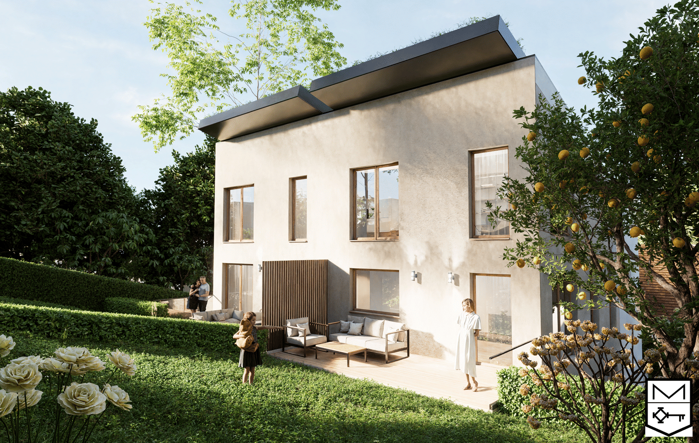 Exklusive Stadtperle: Attraktives Baugrundstück mit bestehender Baugenehmigung für 2 DHH, 97074 Würzburg (Frauenland Sanderau)