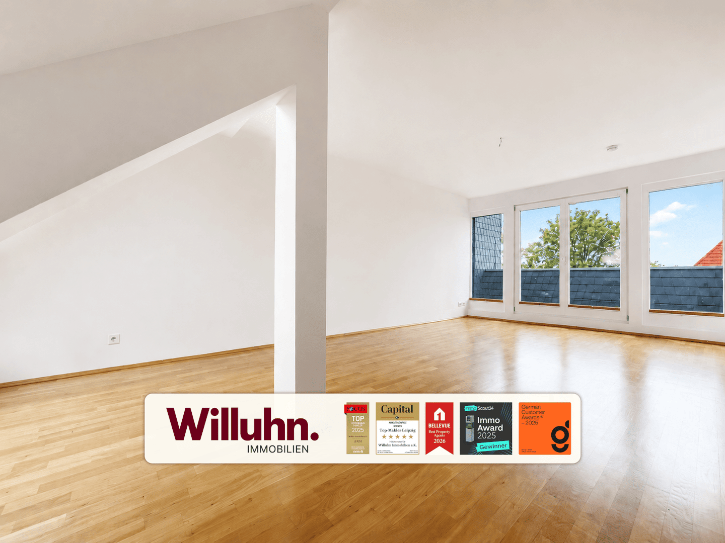 Bezugsfrei | Helle Maisonettewohnung | Großer Balkon | Gohlis-Mitte, 4157 Leipzig (Gohlis-Mitte Gohlis-Nord Möckern)
