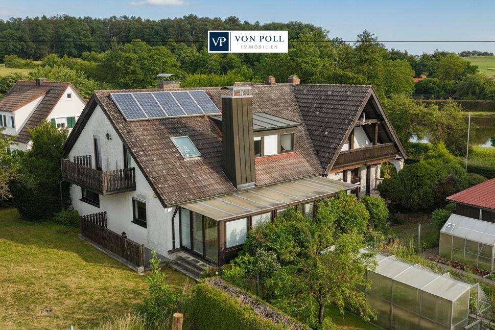 Traumhaftes Zweifamilienhaus in malerischer Landschaft mit sonnigem Grundstück!, 91595 Burgoberbach