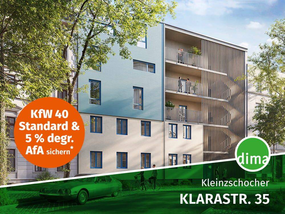 Moderne DG-Maisonette nähe Volkspark mit Süd-Balkon, 2 Bädern, Aufzug, Garage u.v.m., 4229 Leipzig (Kleinzschocher Plagwitz Schleußig)