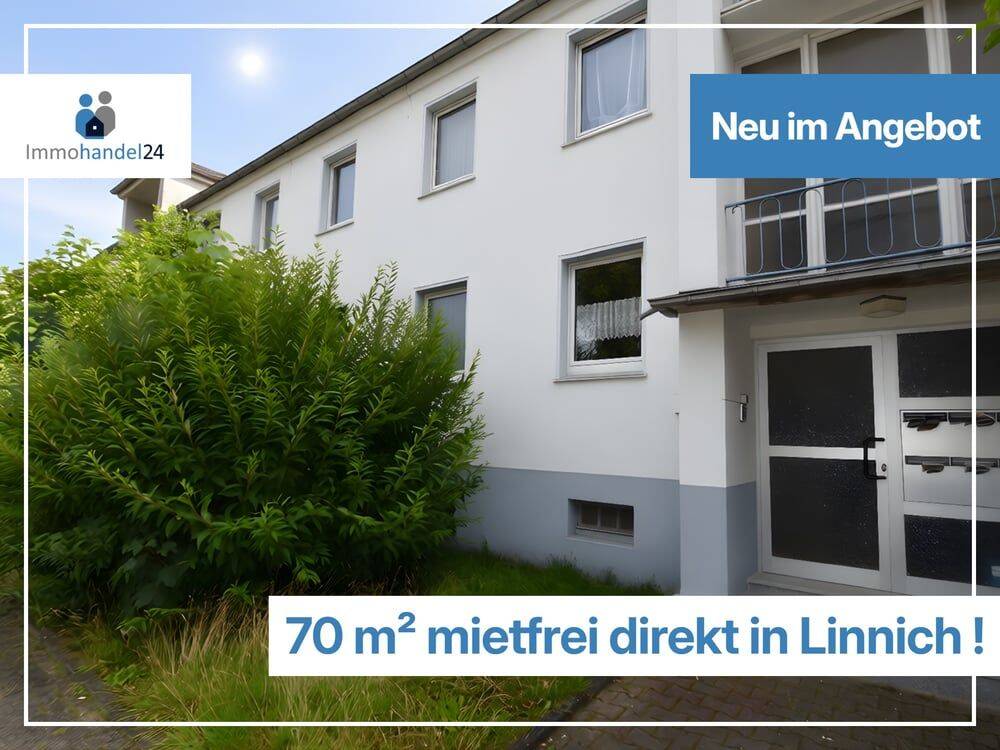 MIETFREI***sanierte 70 m² ETW mit Balkon und 3 Zimmern in Linnich***TOPANGEBOT, 52441 Linnich