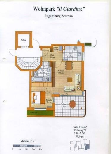 2 Zimmer Wohnung Top Lage in Regensburg Zentrumsnah mit Tiefgargenstellplatz, 93053 Regensburg (Galgenberg Kasernenviertel Kumpfmühl-Ziegetsdorf-Neuprüll Oberisling-Graß)