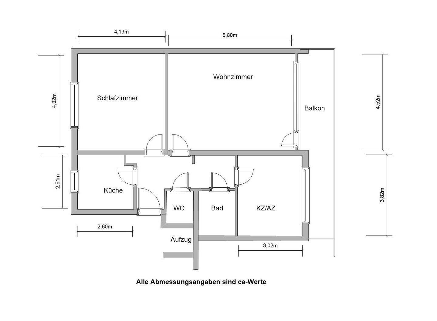 Schöne ruhige neu renovierte 3Zi-Wohnung mit großem Balkon. EBK, Aufzug, 90491 Nürnberg