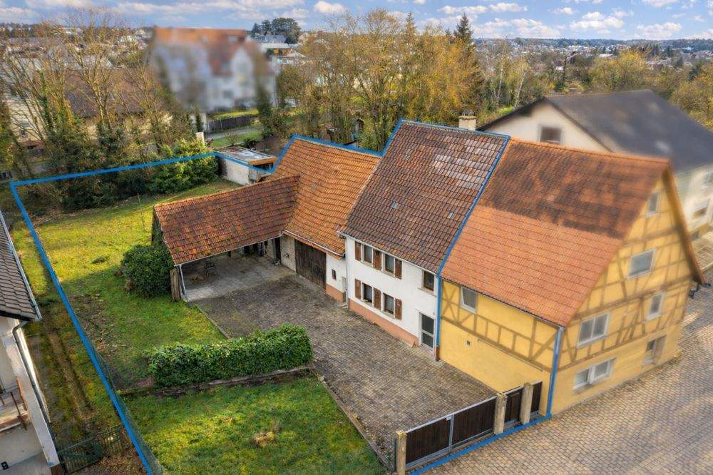 GLOBAL INVEST SINSHEIM | Doppelhaushälfte mit Scheune und großem Grundstück in Mühlhausen, 69242 Mühlhausen