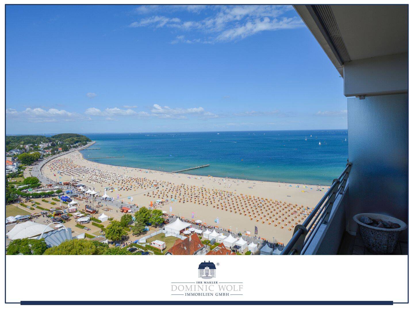 Maritim-Residenz: Wohnung mit Blick auf Strand / Ostsee, 23570 Lübeck (Travemünde)