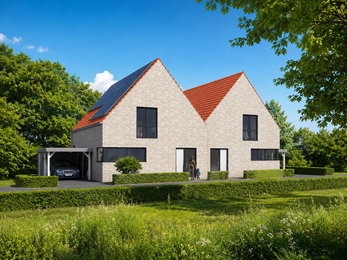 Zwei exklusive Neubau-Doppelhaushälften mit familienfreundlichem Wohnkonzept & Privatteich, 48163 Münster