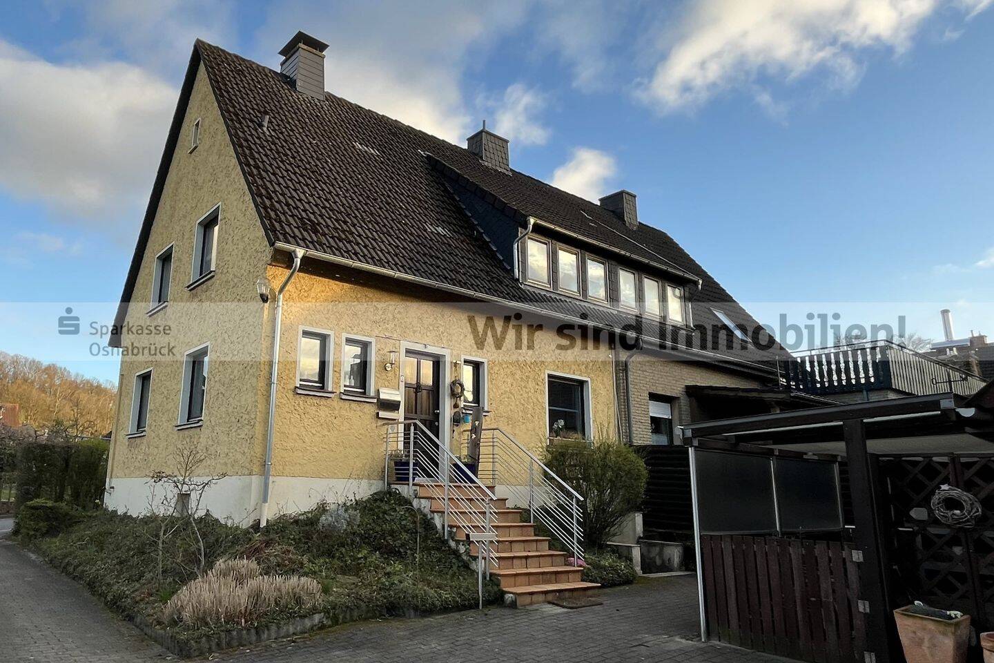 Gepflegte DHH mit Eigentumsgrundstück, 49090 Osnabrück (Eversburg Hafen Haste Pye Sonnenhügel)
