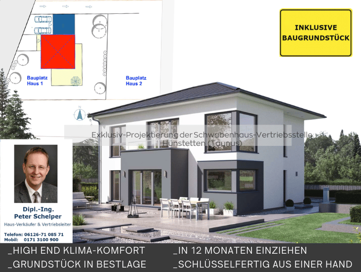 *** Hofheim (Kern) / individuell planbarer Neubau (mit FESTPREIS u. verbindlicher Terminschiene) – 65719 Hofheim am Taunus – Bild 1 von 10