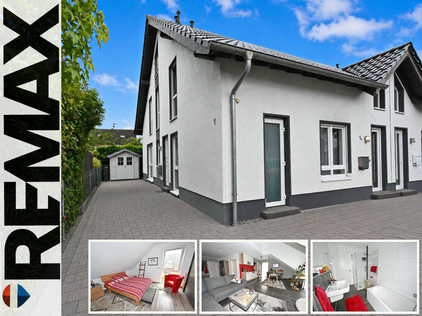 Moderne 2-Zimmer-Eigentumswohnung mit Balkon und ausgebautem Spitzboden in Bedburg-Hau, 47551 Bedburg-Hau