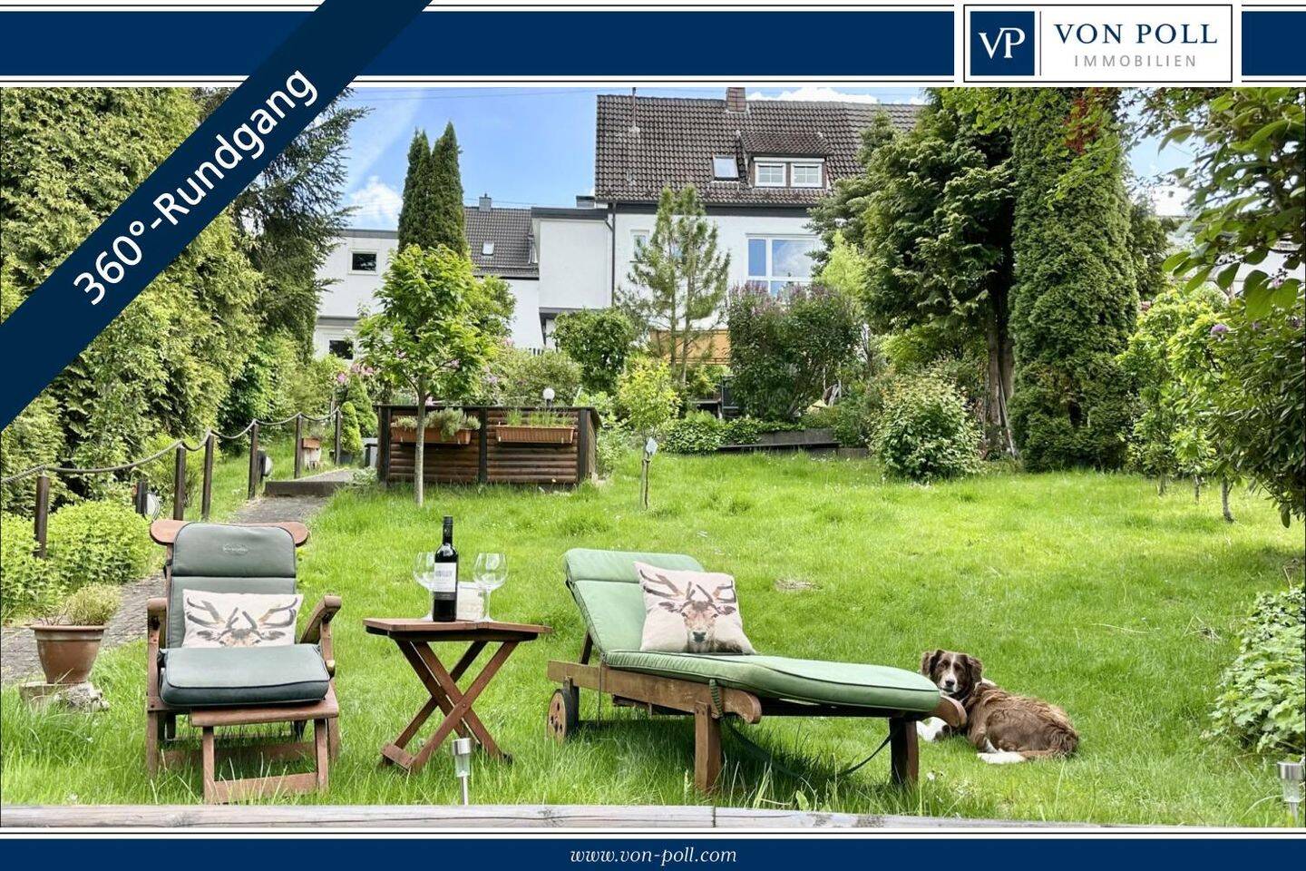 Familienfreundliche Doppelhaushälfte mit Wohlfühlgarten, Terrasse und Teich, 57078 Siegen