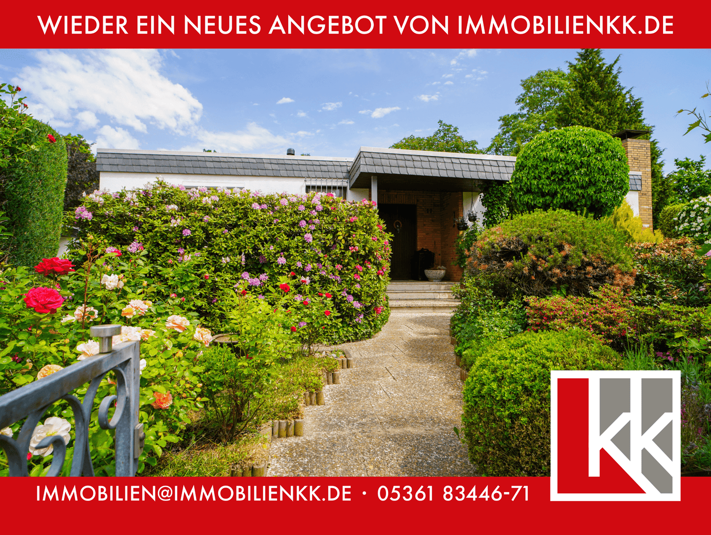 Wohnen auf einer Ebene – Bungalow mit Traumgarten in Kreuzheide, 38448 Wolfsburg