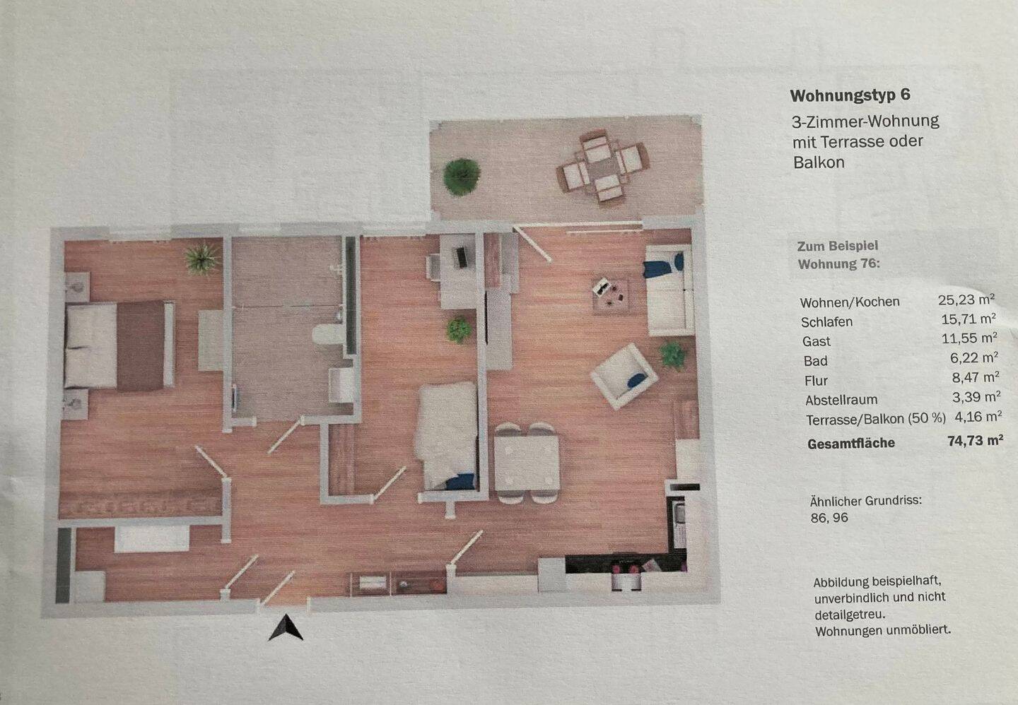 Barrierefreie hochwertige 3-Zimmer-Wohnung Nähe BMW, 84177 Gottfrieding