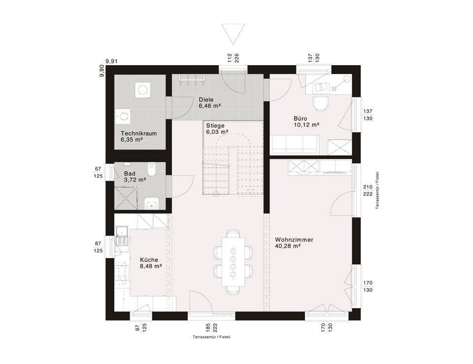 Modernes Bauhaus-Familiendomizil mit 162 m² Wohnfläche und grünem Weitblick in Dresden-Schönfeld, 1326 Dresden