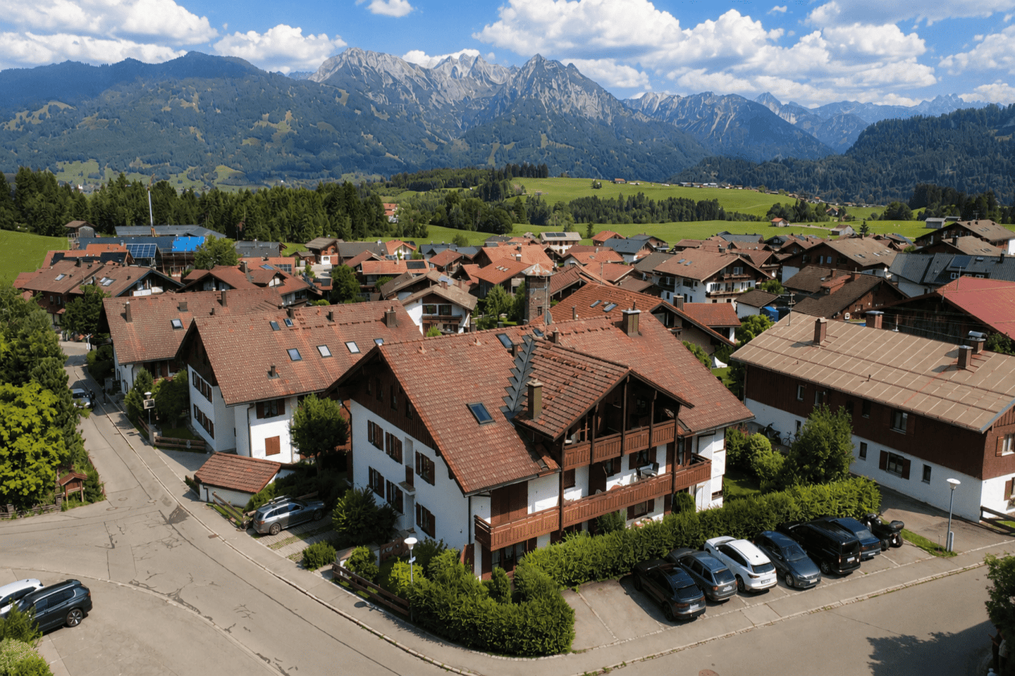 Wohnen, wo andere Urlaub machen – Zwei-Zimmer-Wohnung mit Garten und Bergpanorama, 87538 Balderschwang