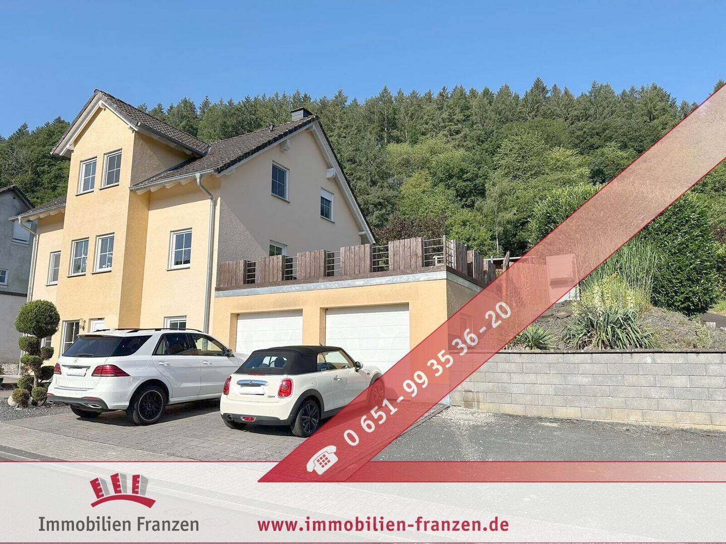 Idyllisches Einfamilienhaus mit Garten auf zwei Ebenen, Terrasse & Doppelgarage, 54317 Farschweiler