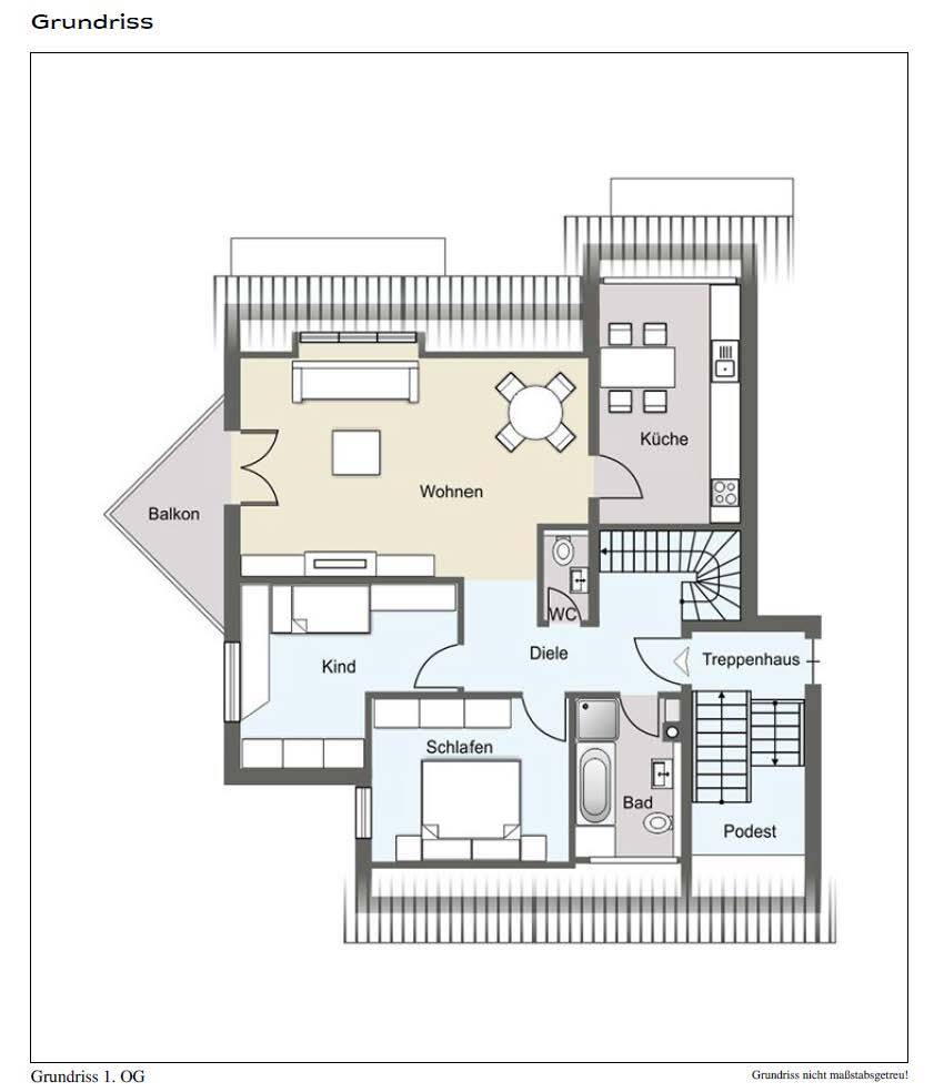 Man muss nicht 5 Kinder haben, um diese Wohnung zu lieben – lichtdurchflutete großzügige 6-Zimmer Maisonette Wohnung, 91332 Heiligenstadt i. OFr.