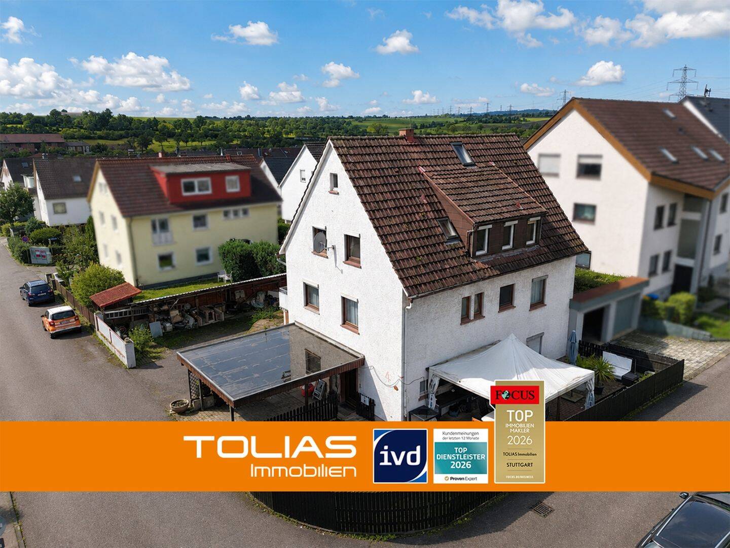 Alle guten Dinge sind zwei: Zweifamilienhaus mit eigener Werkstatt & flexiblen Wohnmöglichkeiten, 71254 Ditzingen