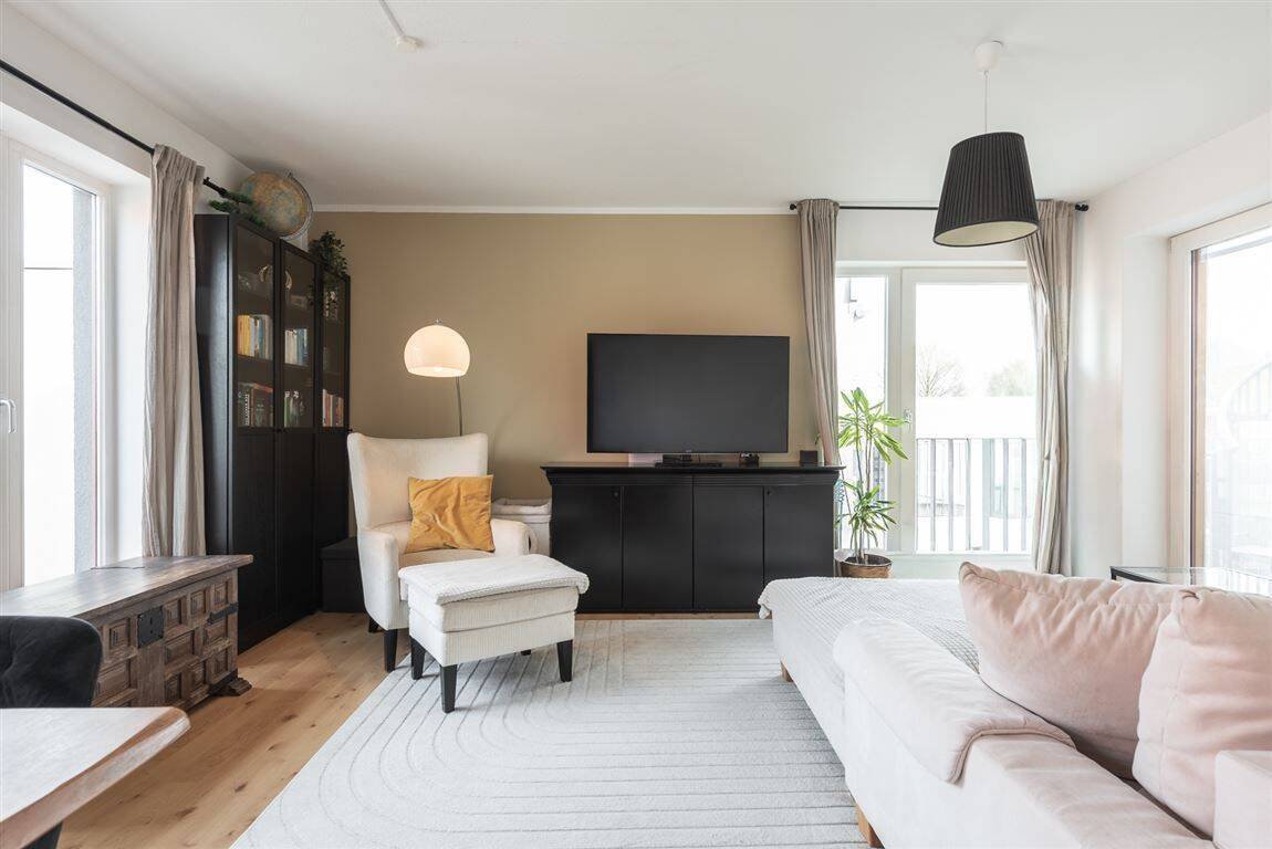 2-Zimmerwohnung mit 60 qm Dachterrasse und keinen direkten Nachbarn in Poppenbüttel