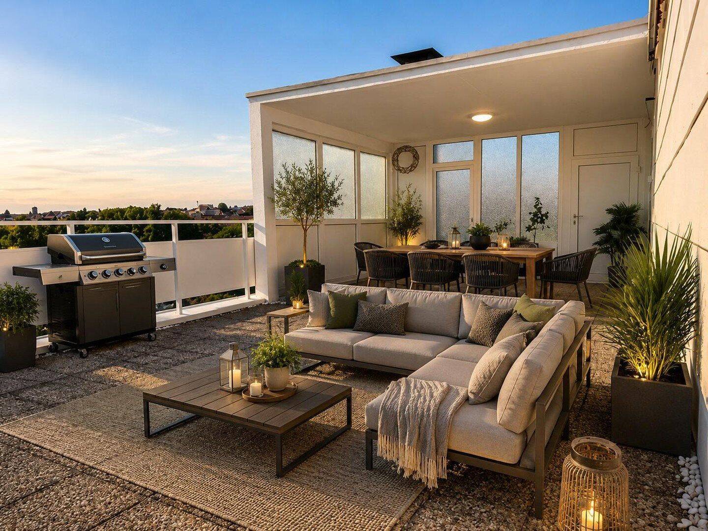 Hot-Summer-Life: Exklusive Penthousewohnung mit XXL-Dachterrasse samt Loggia, 66954 Pirmasens