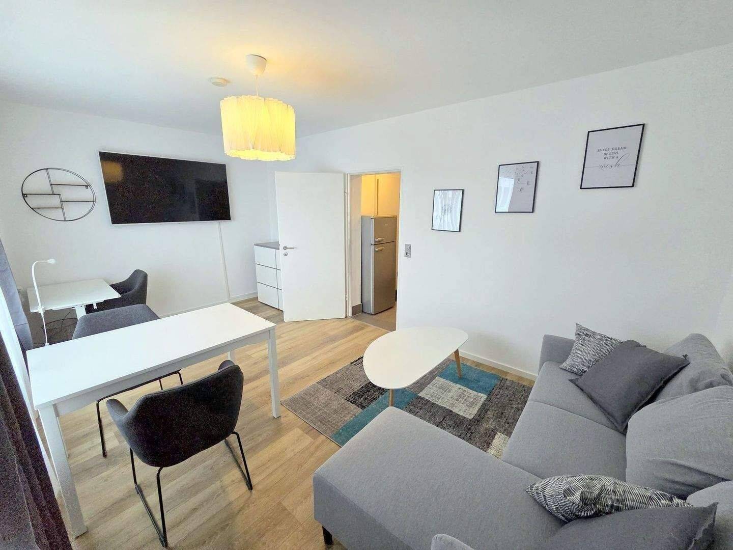 Ab 15.03.2027 – Modernes & möbliertes 2-Zimmer Apartment in Frankfurt – Einziehen & Wohlfühlen!, 60594 Frankfurt am Main (Sachsenhausen)