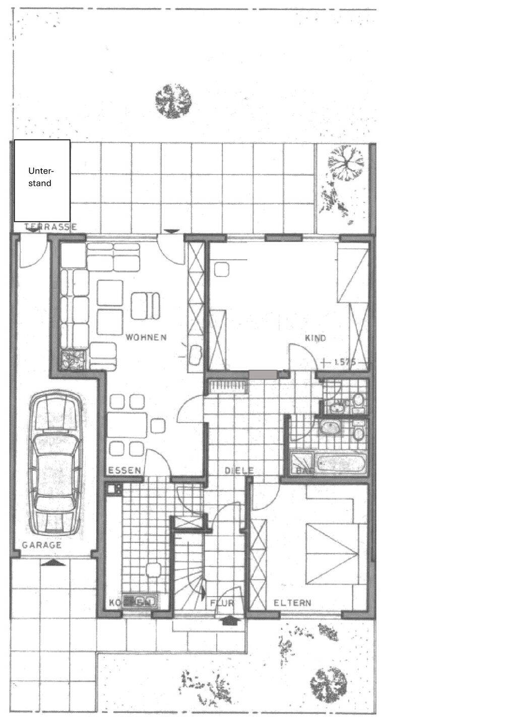 Ruhiger Bungalow mit Garten in Konz Roscheid, 54329 Konz